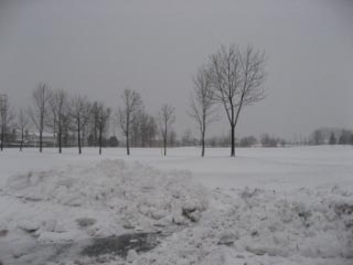 First snow - No more soccer this year