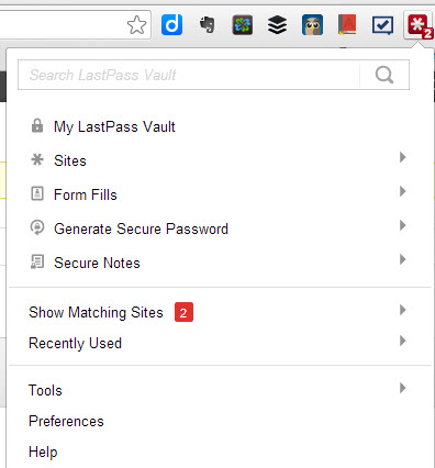 managed by your organisation chrome lastpass